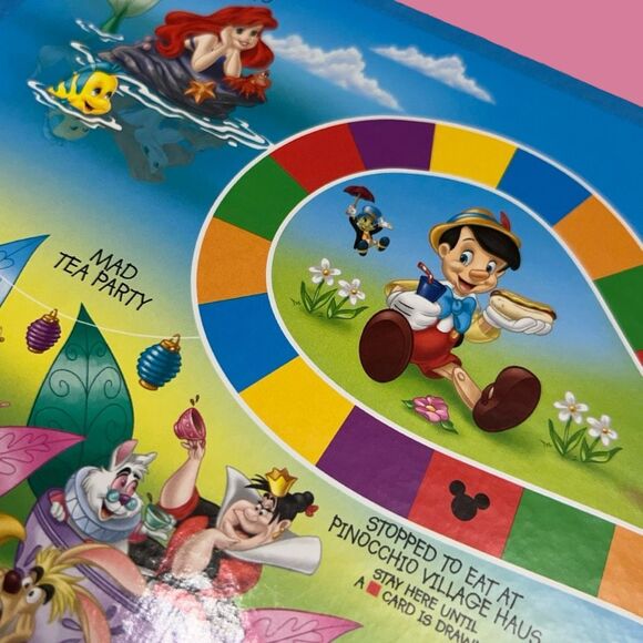 Candy Land Disney Theme Park Edition Board Game Belle Mickey Peter Pan Complete - Picture 6 of 15